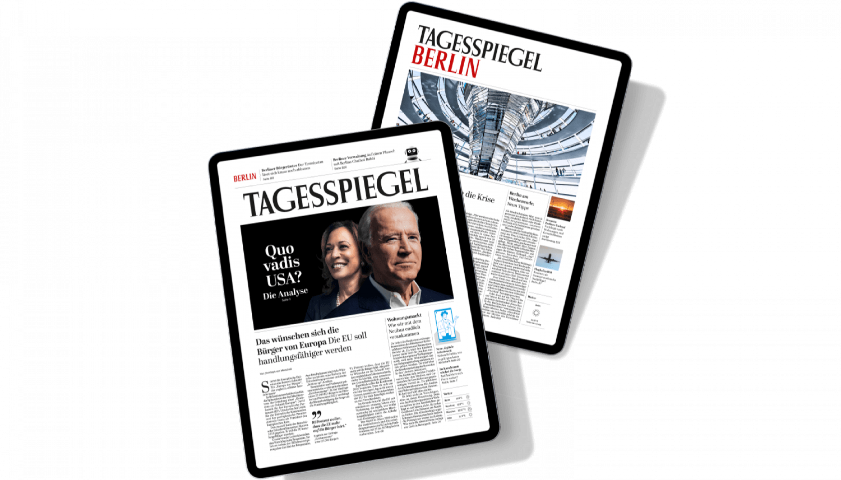 Der Tagesspiegel als EPaper im Probeabo Tagesspiegel Abo