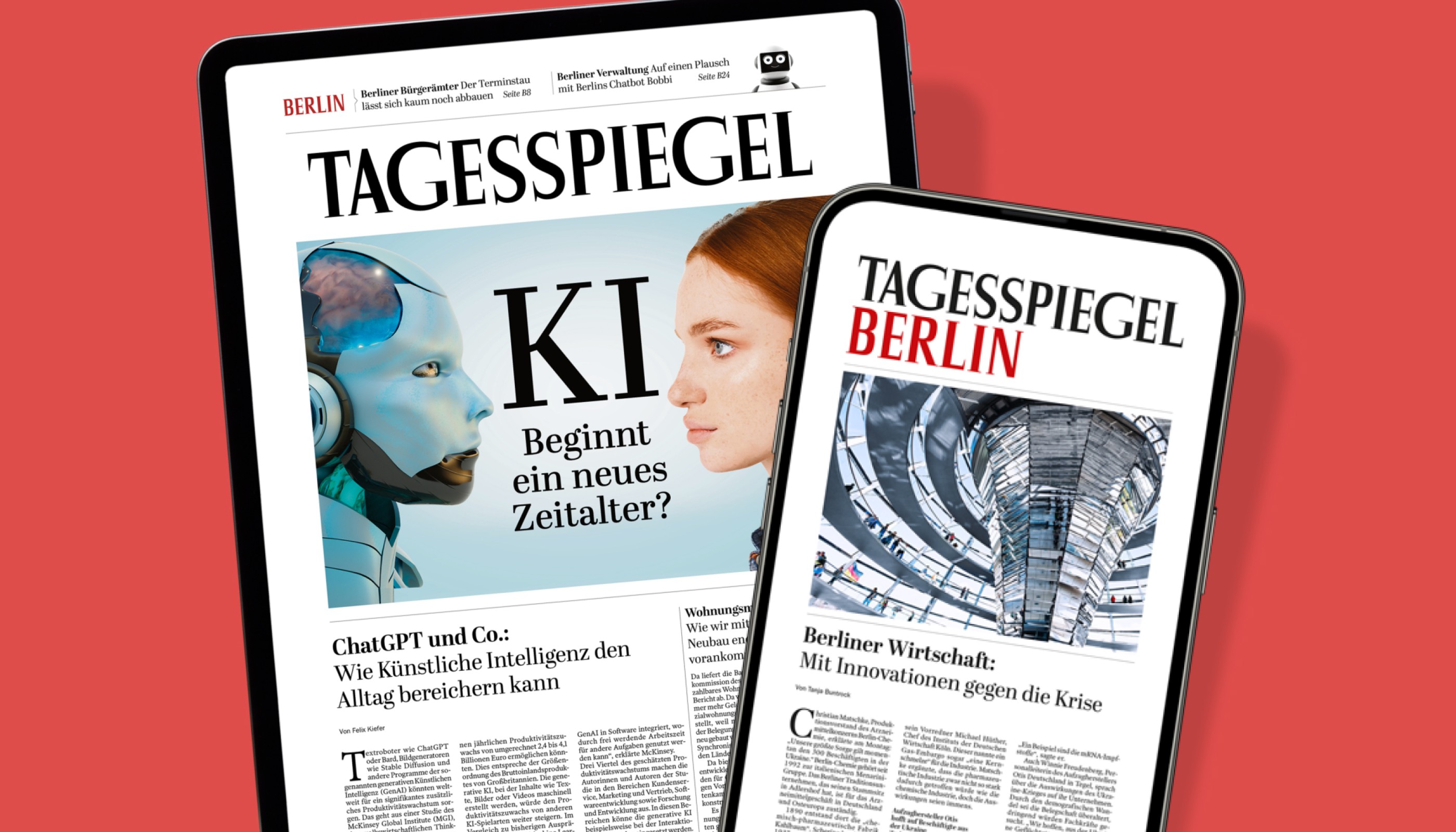 Productscreen TSP App E-Paper